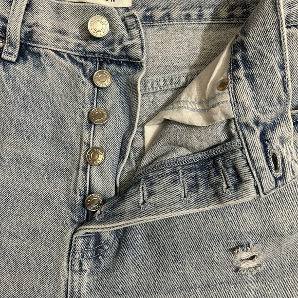 PacSun Light Blue Distressed Ankle Jeans - Picture 5 of 7